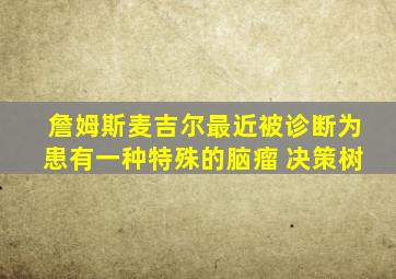 詹姆斯麦吉尔最近被诊断为患有一种特殊的脑瘤 决策树